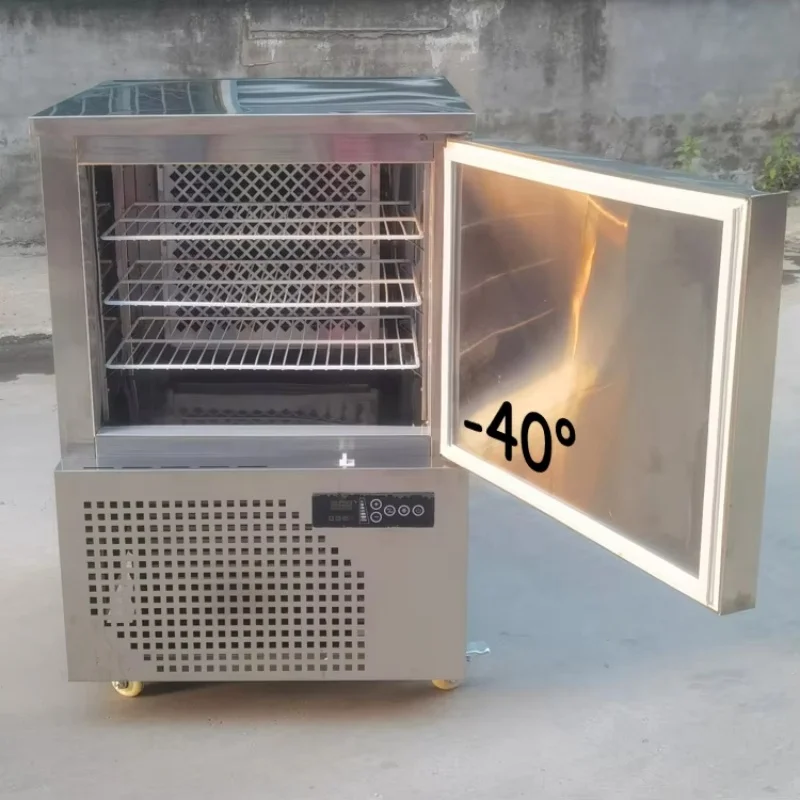 High Quality Single Temperature Blast Freezer Commercial Shock Freezer Quick Freezing Machine for Food Processing Restaurant