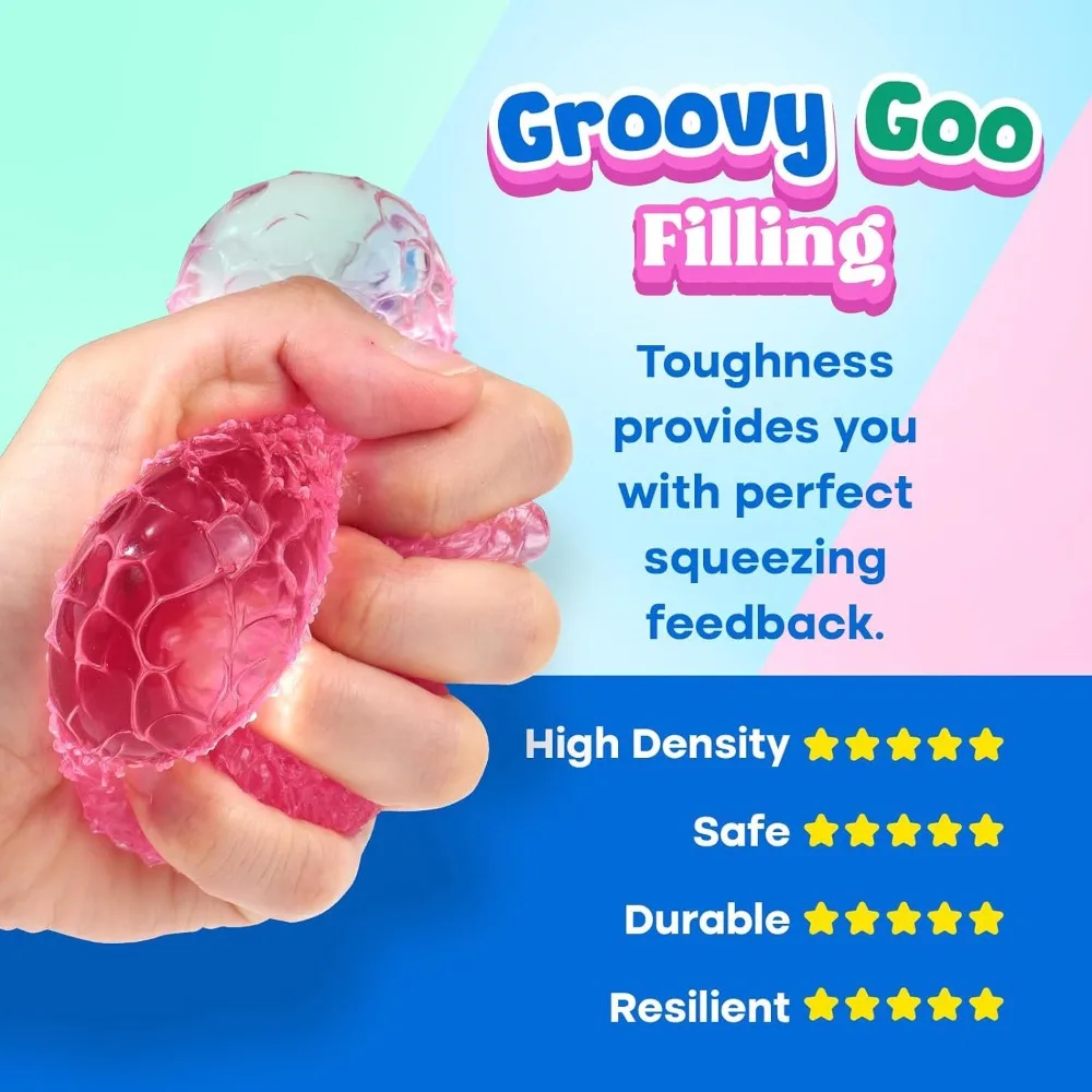Balle anti-Stress douce, jouets spongieux pour adultes et enfants, jouets sensoriels pour soulager l'anxiété, autisme tdah, balle à presser à Texture ondulée