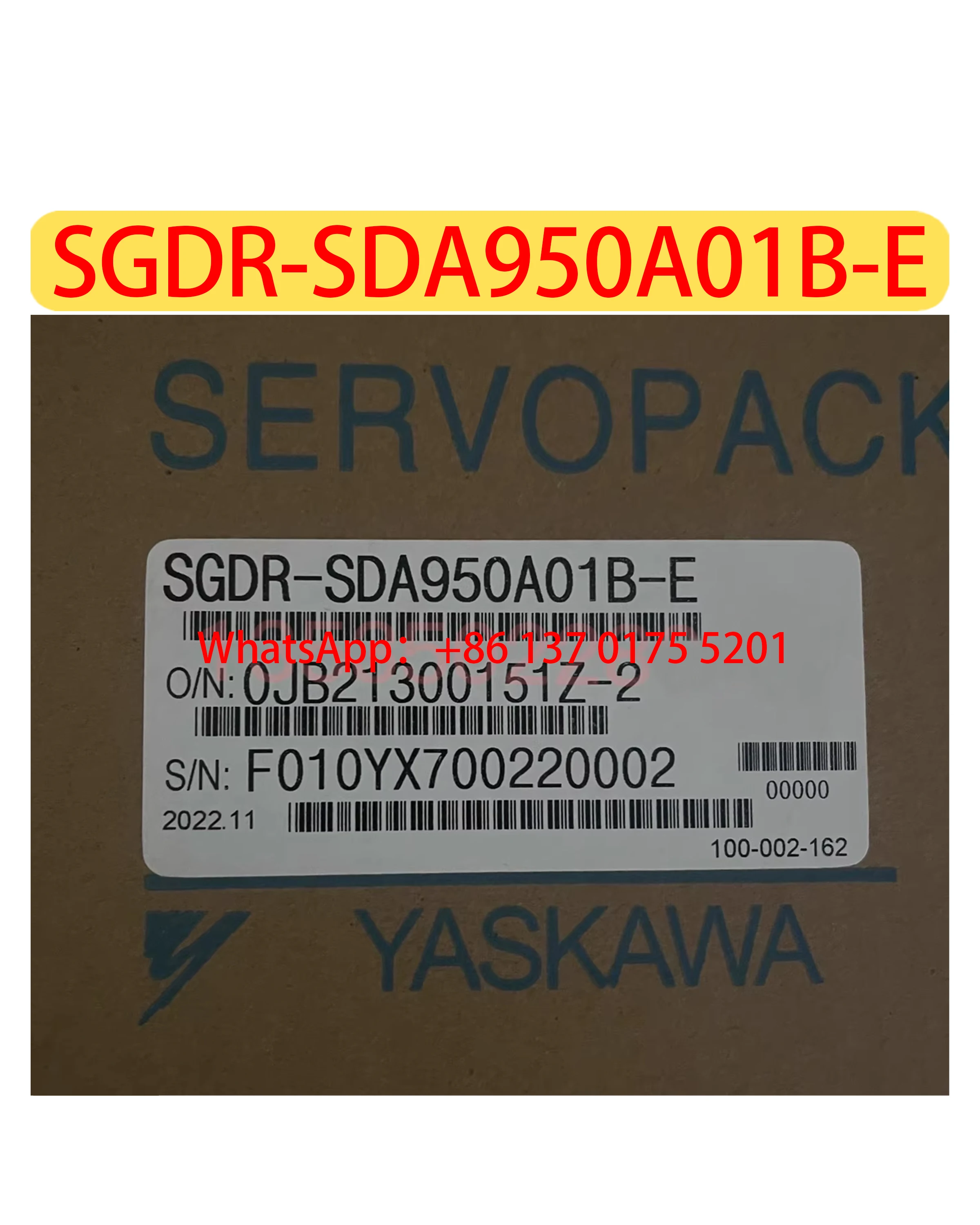 SGDR-SDA950A01B-E Brand New Robot Driver，Original Genuine，SGDR SDA950A01B E，Fast shipping