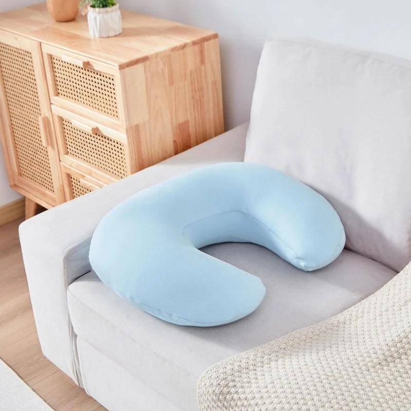 Cojín apoyo para cabeza, almohada lactancia con funda almohada desmontable, almohada