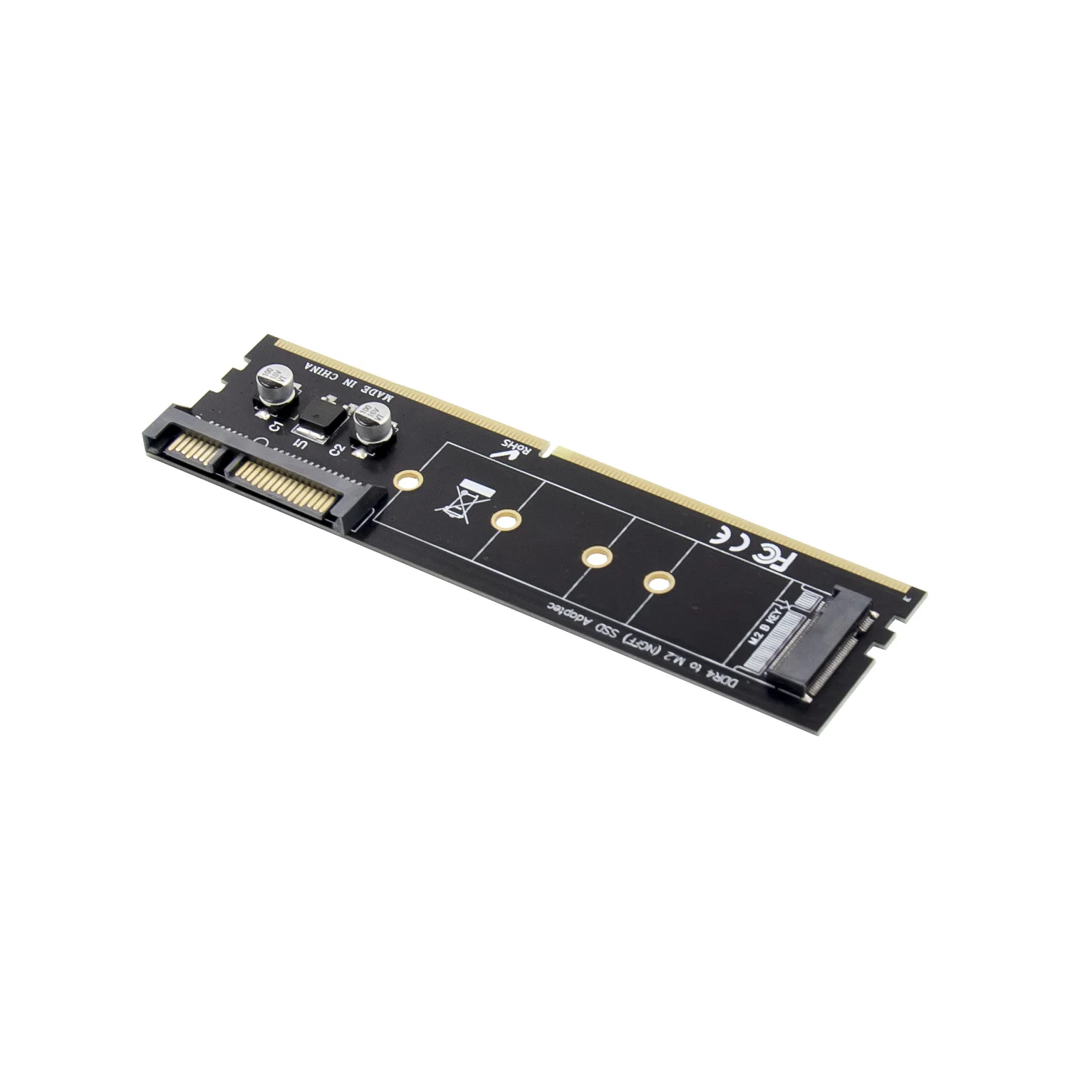 5PCS Sunweit ST521 Factory Mini PCIe M.2 SSD Adapter DDR2 DDR3 DDR4 PCIe NVME M Key B Key M.2 Mini PCIe Adapter