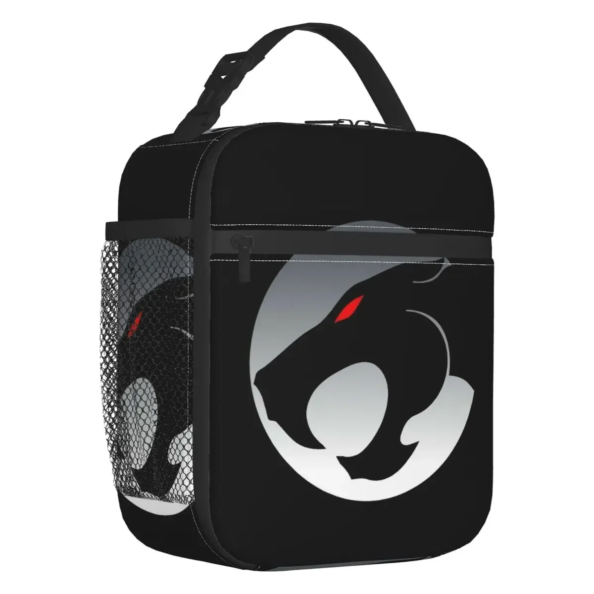 

Cartoon Anime Thundercats Logo Insulated Lunch Bag for Women Waterproof Thermal Cooler Lunch Box Beach Camping Travel