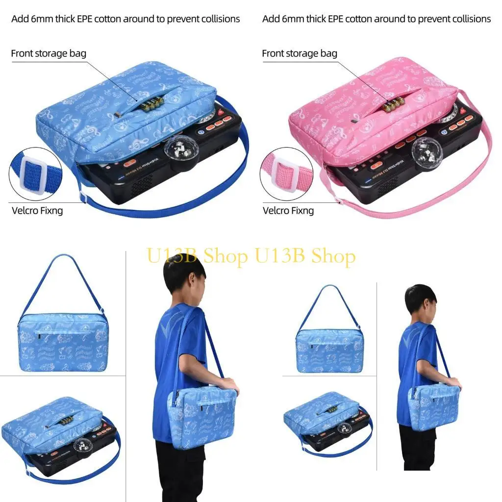 Bolsa almacenamiento Estuche Viaje U13B para VTech KidiStar DJ-Mixer, práctico Estuche transporte