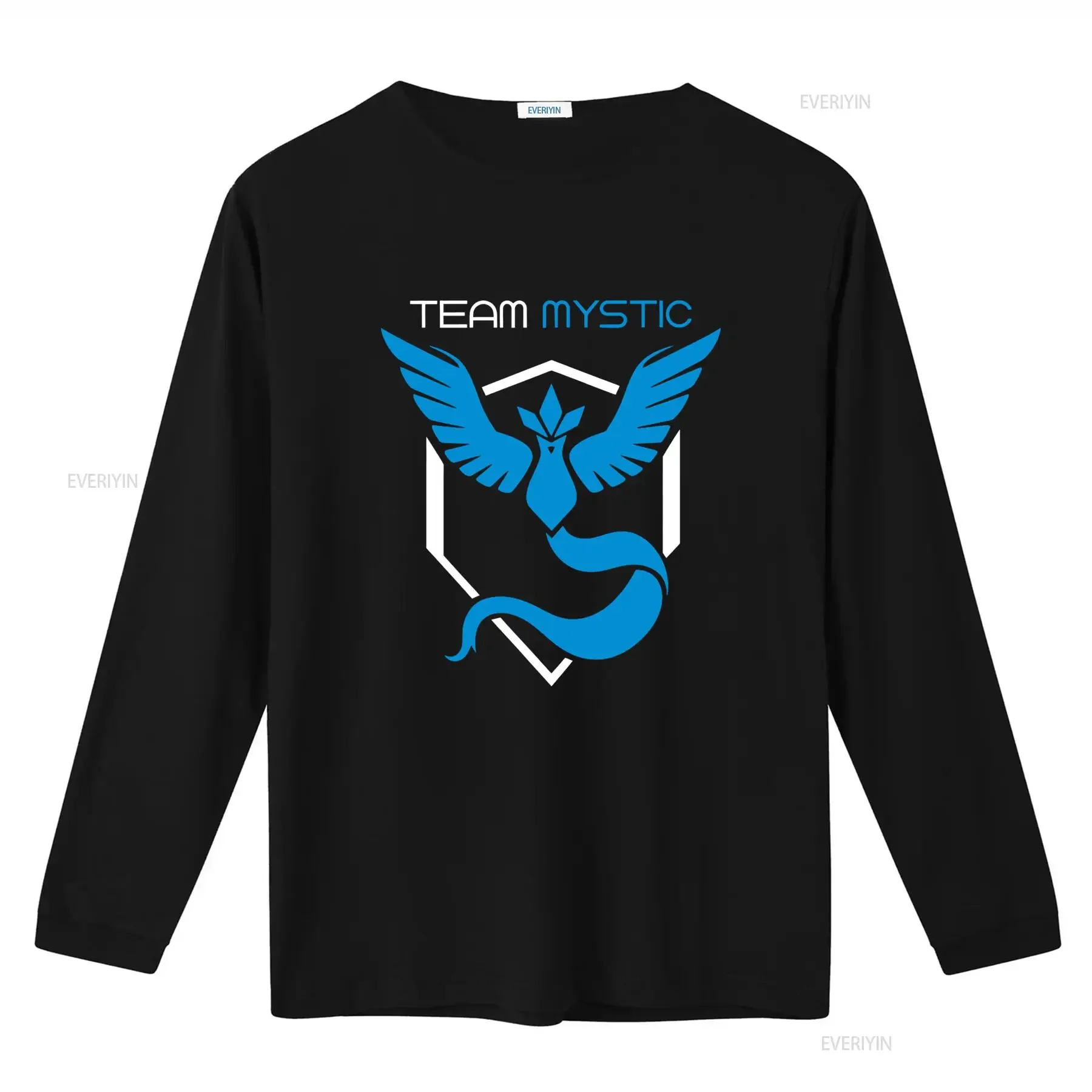 Mens Team Mystic Blue Symbol Fan Fun Poke Go Wisdom Vintage T Shirt vintage Washed Comfortable Stylish Unisex Versatile