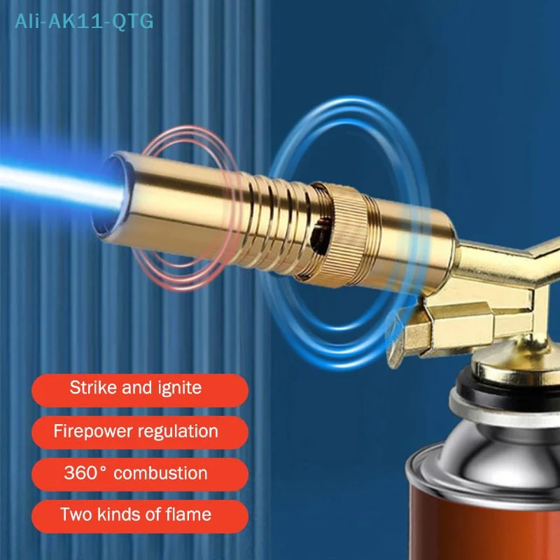 New Outdoor Portable Butane Burner Flame Gas Torch For Camping Barbecue Metal Welding Heater Lighter Flame  For Cooking