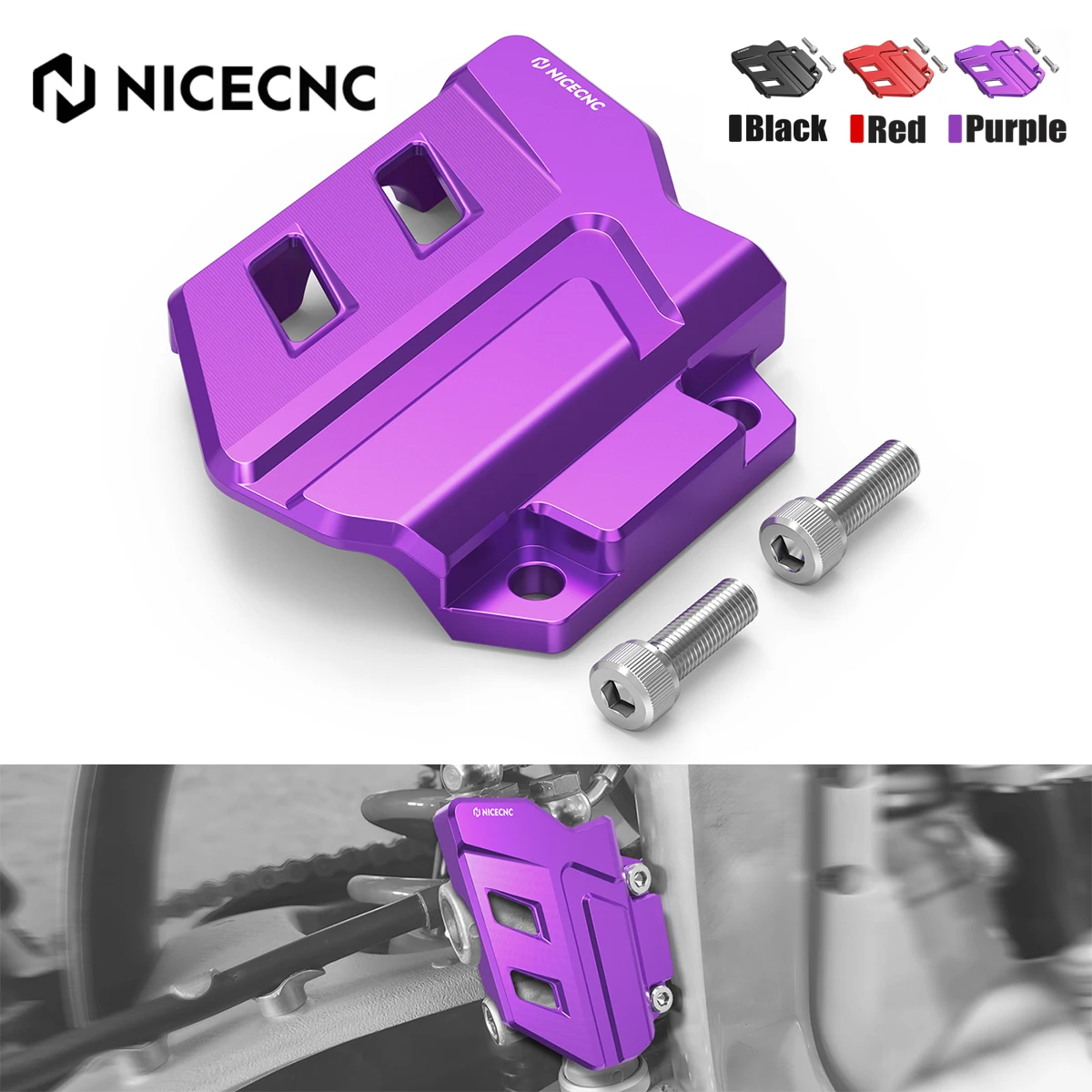 

2025 2024 For Stark Varg EX MX Rear Brake Master Cylinder Cover Guard Aluminum Stark Varg EX MX Accessories Electric Dirt Bike