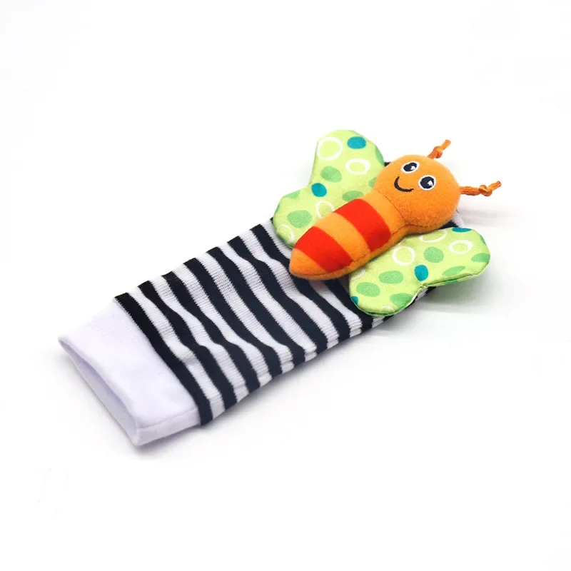 1PC Random Color Baby Stocking Tights Baby Hand Strap Rattle