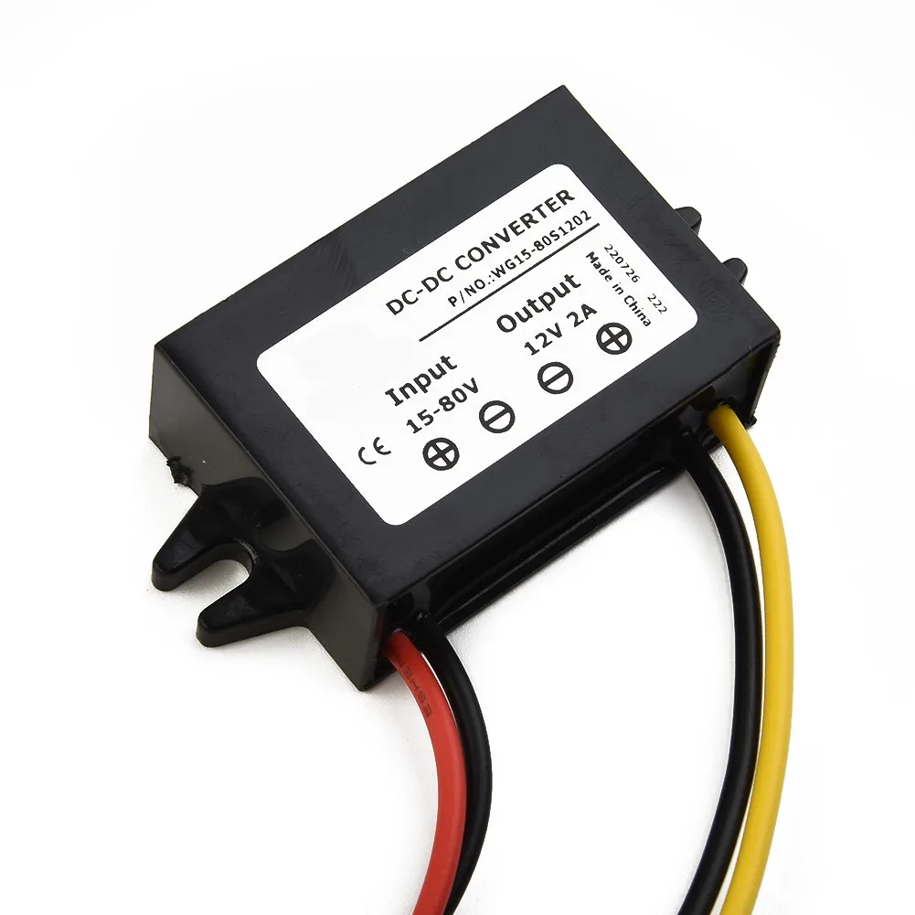 15 فولت-72 فولت إلى 12 فولت 2A 24 واط تيار مستمر إلى تيار مستمر محول التيار الكهربائي محول جهد كهربي تنحى وحدة لوحدة طاقة السيارة تحويل