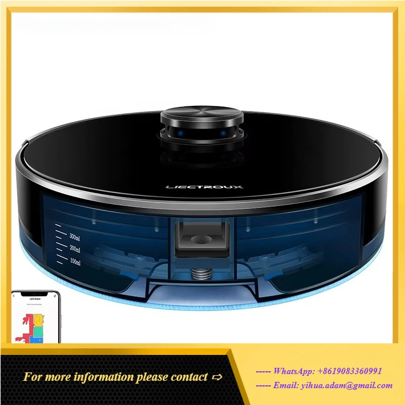 

2022 The Latest Robot Vacuum Cleaner Laser Navigation Staubsauger Roboter Liectroux Model XR500 With Update Suction 5000Pa