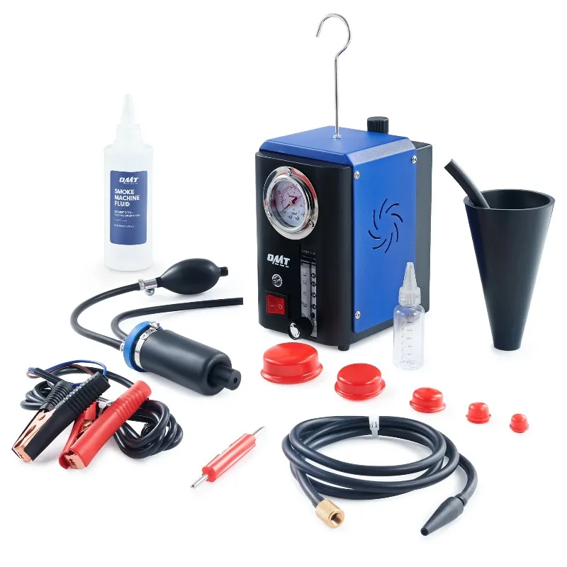 OMT Car EVAP Smoke Machine Pipe Leak Detector Intake Exhaust Smog Fast Tester Exhaust Leak Detector Diagnostic Tester