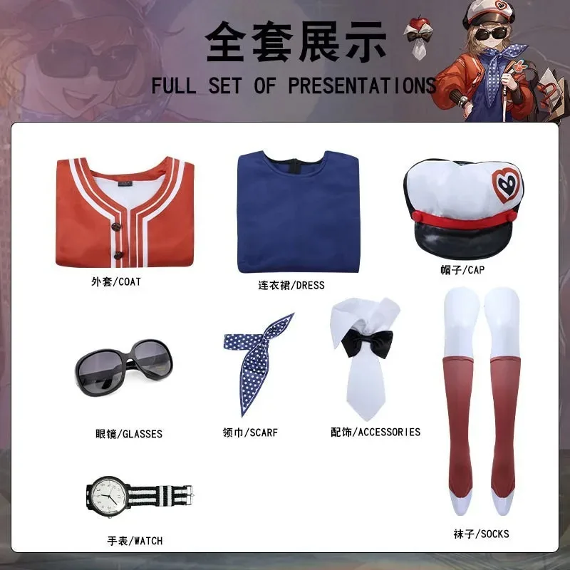 Kostum Cosplay Regulus Reverse:1999 Wig Seragam Karnaval Kostum Halloween Anime Pria Game sk;m1