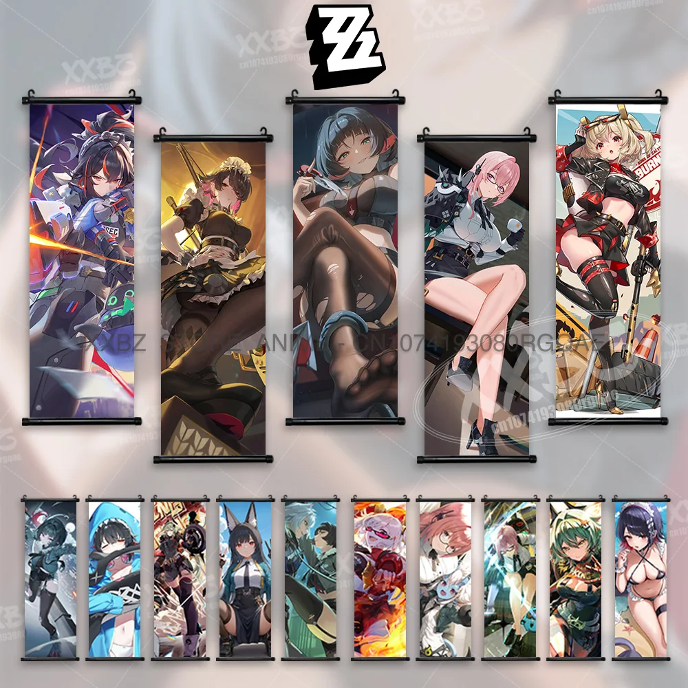 Hot Game Zenless Zone Zero Scrolls Picture Anime Wall Artwork Wallpaper Nicole Demara Hanging Painting Hoem Decorative Posters