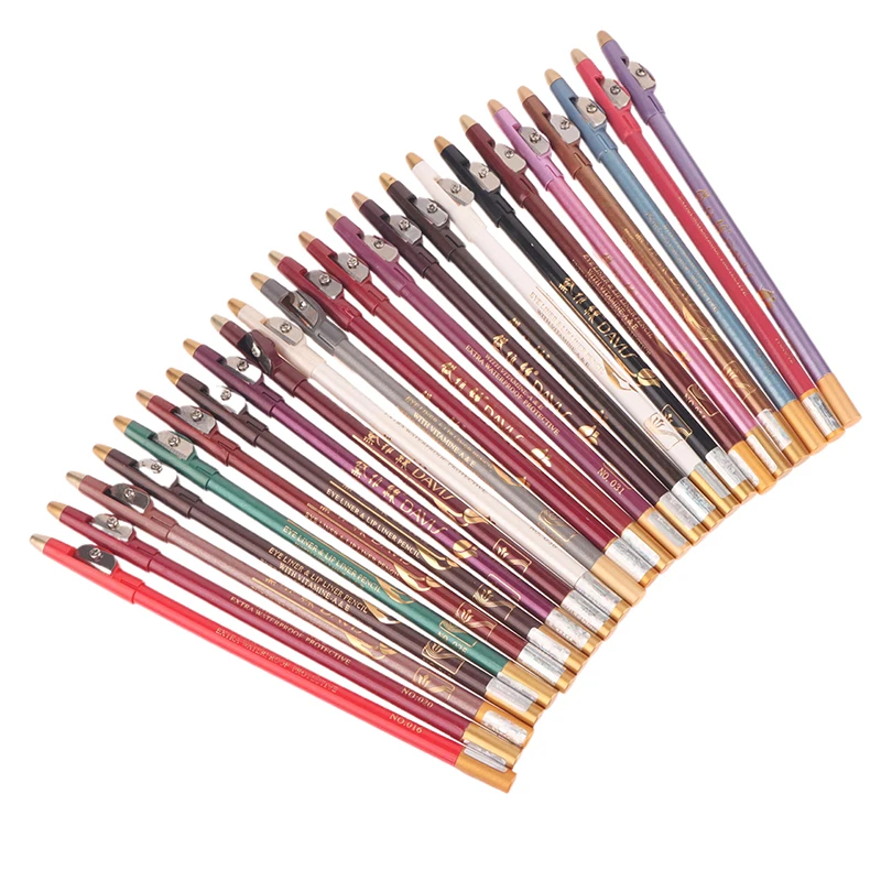 maveraKa 1 Pz Barbiere Matita Bordo Linea Sottile Rasoio Traccio Capelli Forma di Barba Accessori Con Temperamatite Linea di Capelli Penna Taglio di Capelli Trucco