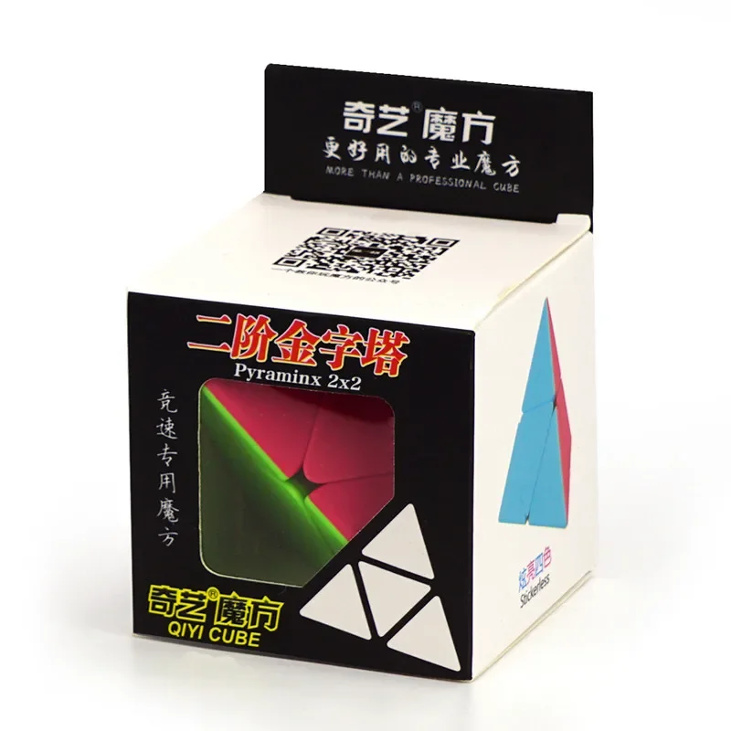 [ECube] QiYi Pyraminx 2x2 Cubo Magico Geschwindigkeit Spielzeug Zauberwürfel Professionelles Spiel Glatt Kreative Sicherheit Bildung Puzzle Geschenk