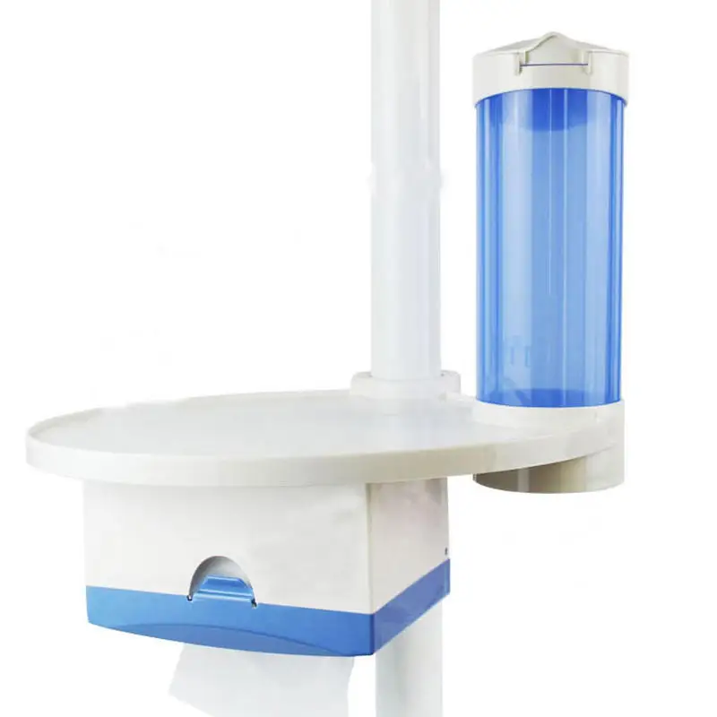 JUMTOP كرسي الأسنان قشارة صينية 3 في 1 كوب رف تخزين الجدول الأنسجة صندوق إضافي صينية حامل الكأس