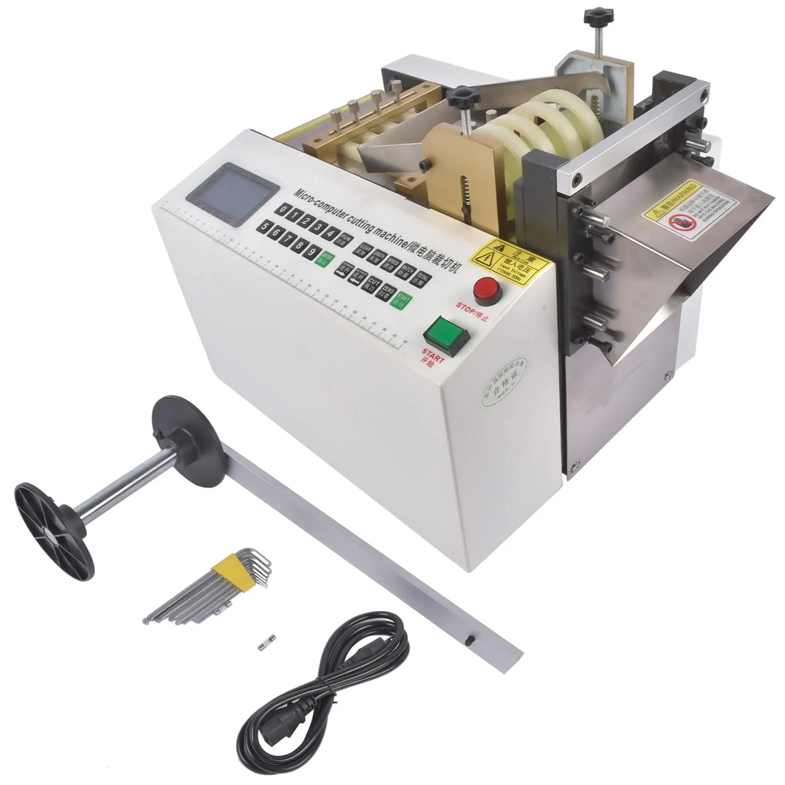 AP01 For YS-100 Automatic Heat-Shrink Tube Cutter PVC PE Cable Pipe Cutting Machine 350W