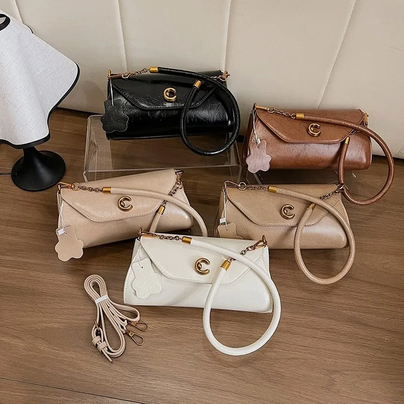 

Unique Casual Crossbody Purse Bag For Women Commuter With Large Capacity Solid Color And Minimalist Elegant