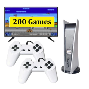 비디오 게임 콘솔 200, Jogos AV 출력, GS5 레트로 게임 핸드 헬드 게임 스테이션, 유선 컨트롤러 