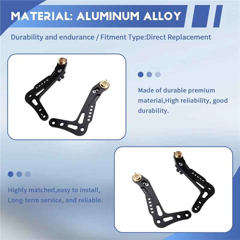 BB AT-Racing For Go Kart Pedals Fit For Go Kart Cart Motorcycle Adjustable Brake Throttle Accelerator Footpegs Foot Pedals