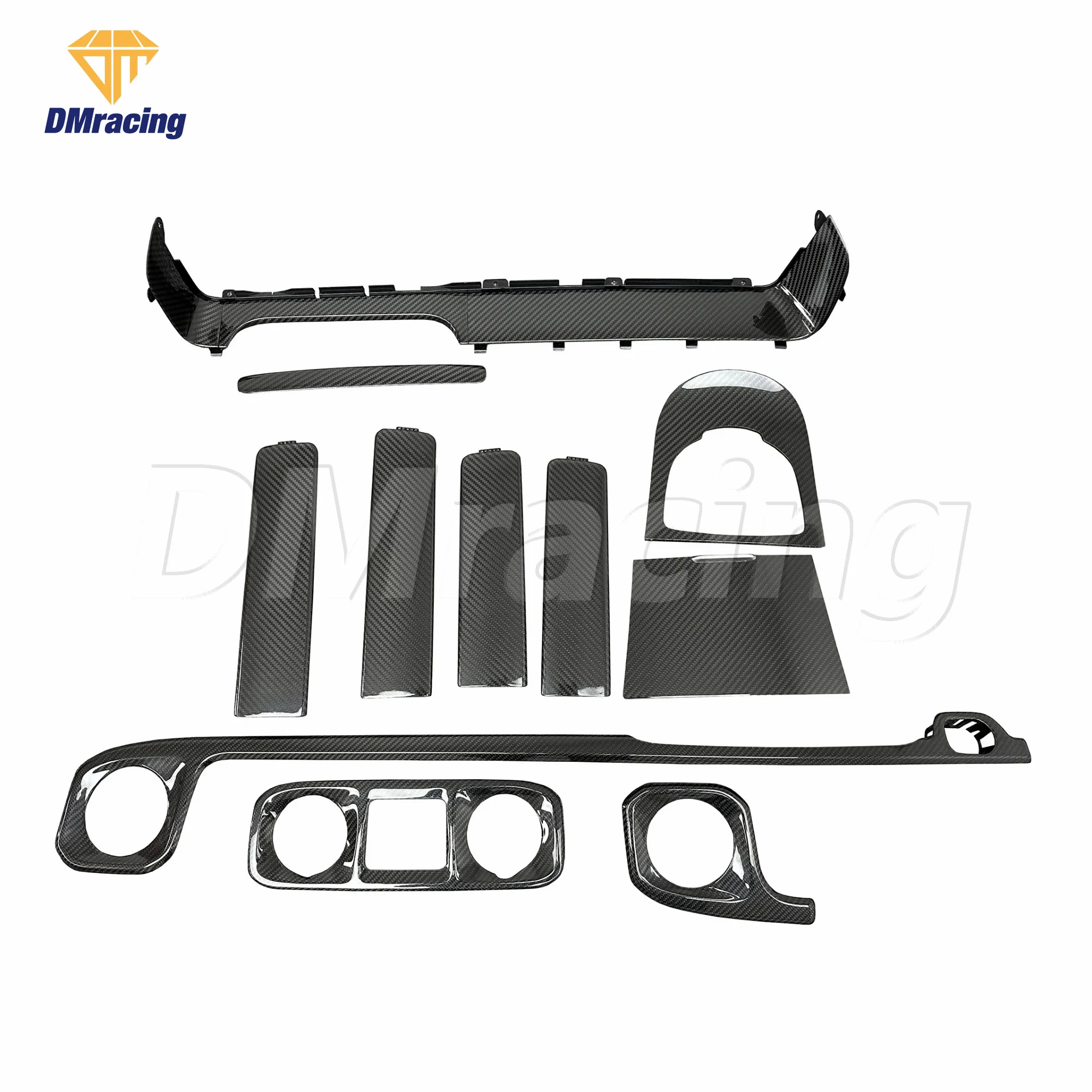 

Dry Carbon Fiber Interiors Kit (Ersatz) Für Mercedes Benz G-Klasse W464 G500 G63 2019-2022