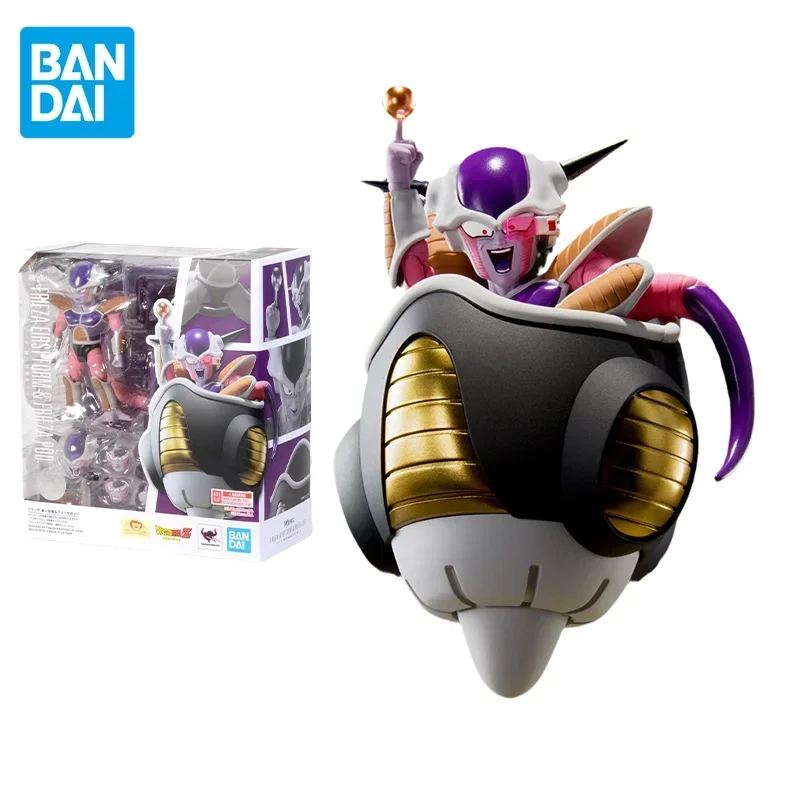 

Bandai Original Dragon Ball Anime Figure SHF Frieza First Form Air Vehicle Action Figure Toys for Kids Gift Collectible Model