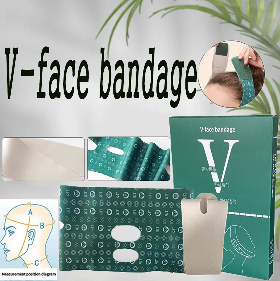 Face V Shaper Facial Slimming Bandage Relaxation Lift Up Belt Shape Lift Reduce Double Chin Face Thining Band Massage Slimmer