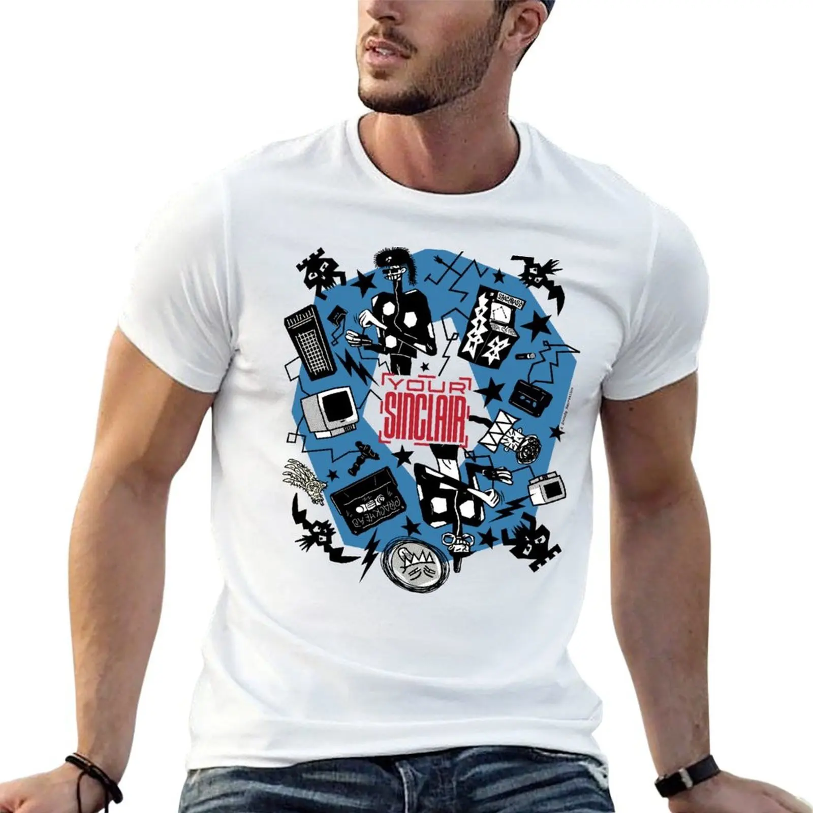 Lost Your Sinclair magazine Holy Grail T-Shirt man t shirt cotton anime tshirt printed t shirts for man T-shirt