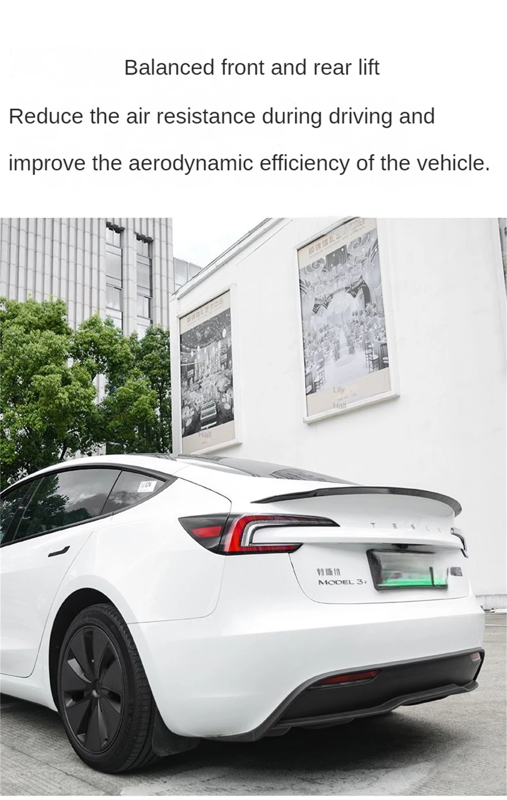 ABS Modell 3 Highland 2024 2025 2026 Original Spoiler Für Tesla Modell 3 Hinten Stamm Flügel Modifikation Auto Außen Teile auto-stil – Detail 8