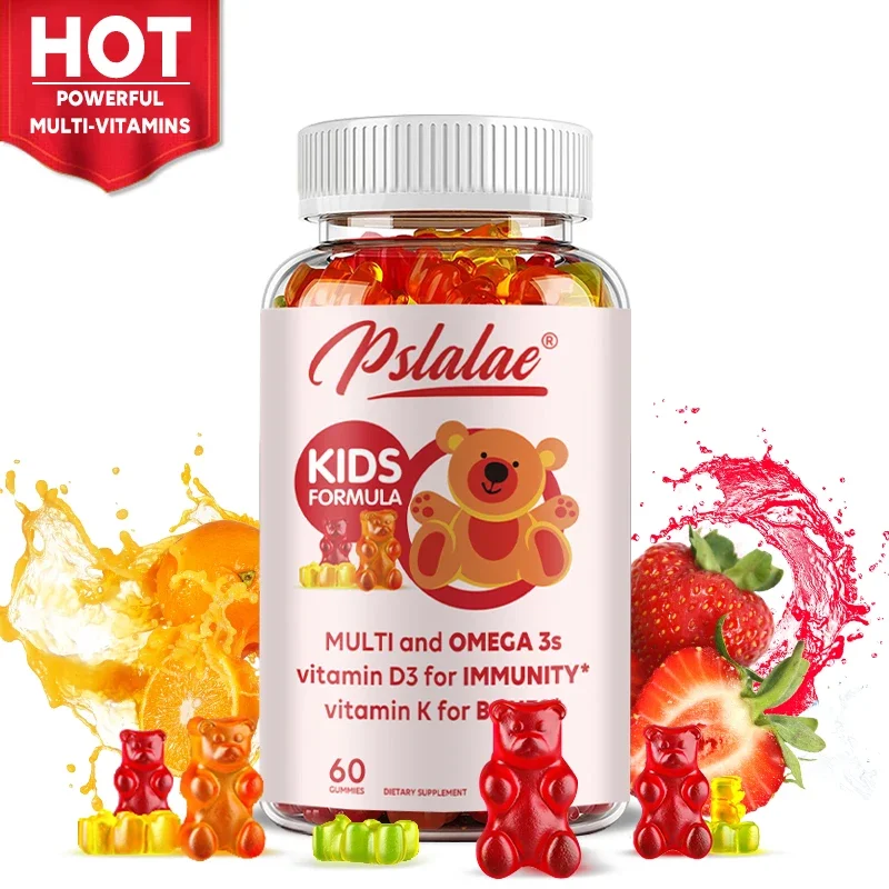 

Kids' Daily Total Gummy Vitamins - Supports Brain Function, Vision and Heart