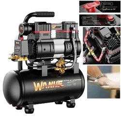 NEW Silent Air Compressor 3180W For Home Car Repair Tire Inflation Paint Spraying Portable Air Pump 40L airbrush with compressor