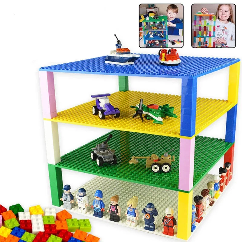 Опорная Пластина 32x32 16x32 16x16 Для Конструктора, Классический Точечный Дизайн, Кирпичные Паннометры