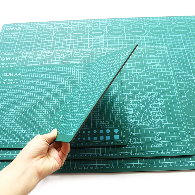 1 Stück, strapazierfähige PVC-Schneidunterlage, vielseitig einsetzbar, selbstheilend, zum Schutz von Tischplatten und zum Schutz beim Basteln mit Leder.