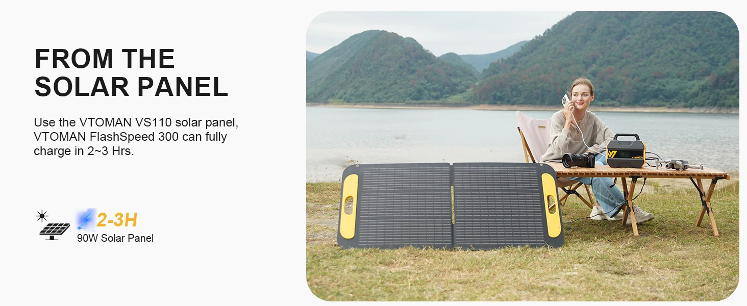 VTOMAN FlashSpeed 300 tragbares Kraftwerk 230 Wh/70000 mAh LiFeP04 Akku für Outdoor-Campingzelt, Reisen, Zuhause, Energieleistung – Detail 9