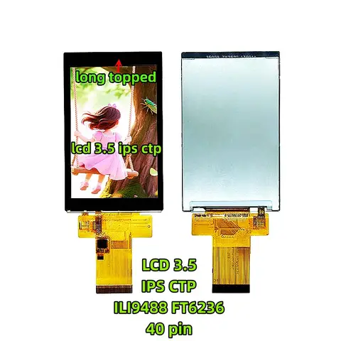 LCD 3.5 IPS CTP ILI9488 FT6236 40 pin 320*480 electronic