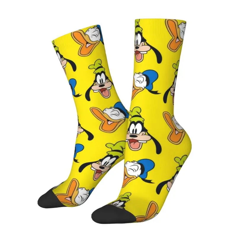 

Custom Goofy Goof Mens Crew Socks Unisex Kawaii Anime Cartoon Spring Summer Autumn Winter Dress Socks