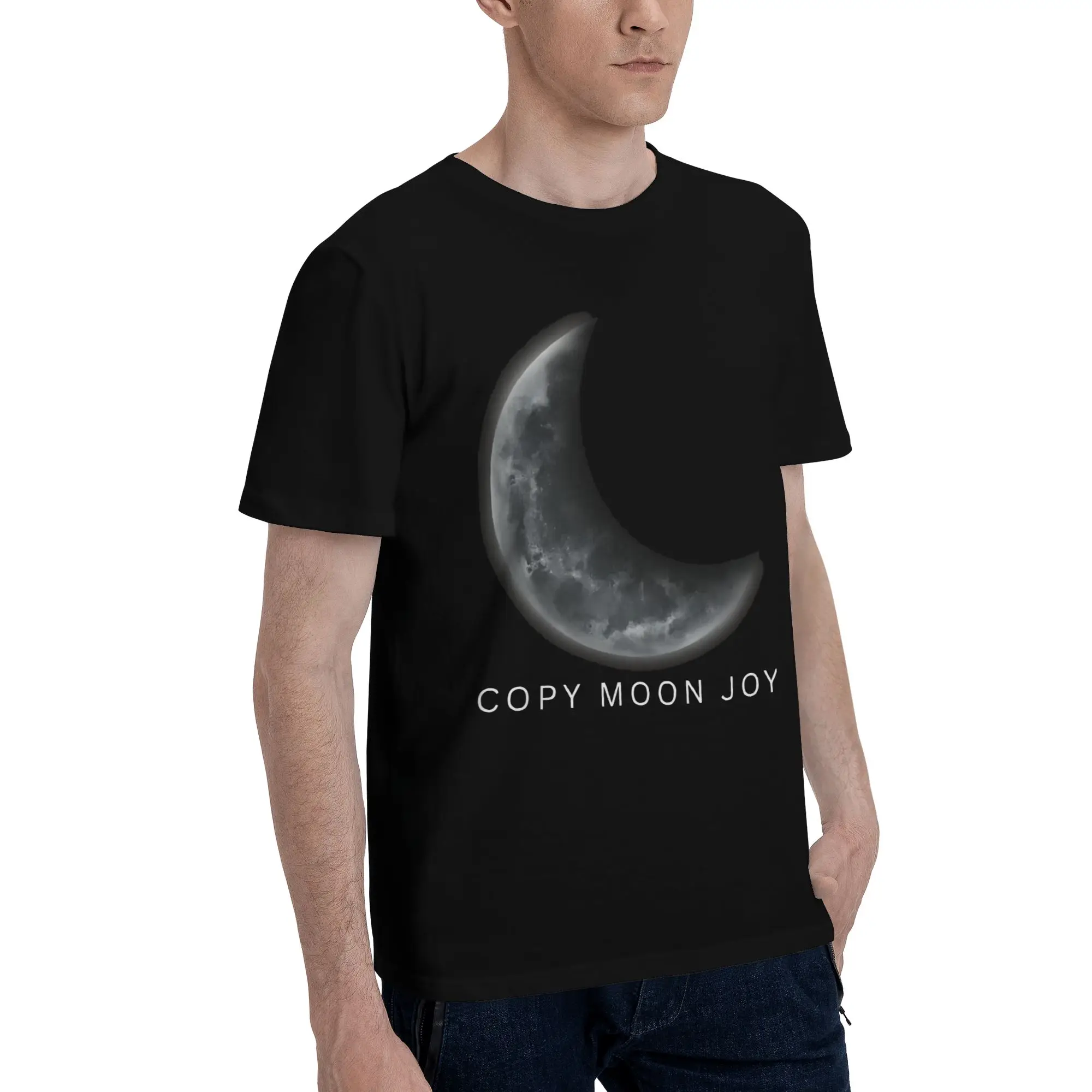 Copy Moon Joy 7 Novelty 100% Cotton T-Shirt  Tops Tees For Men
