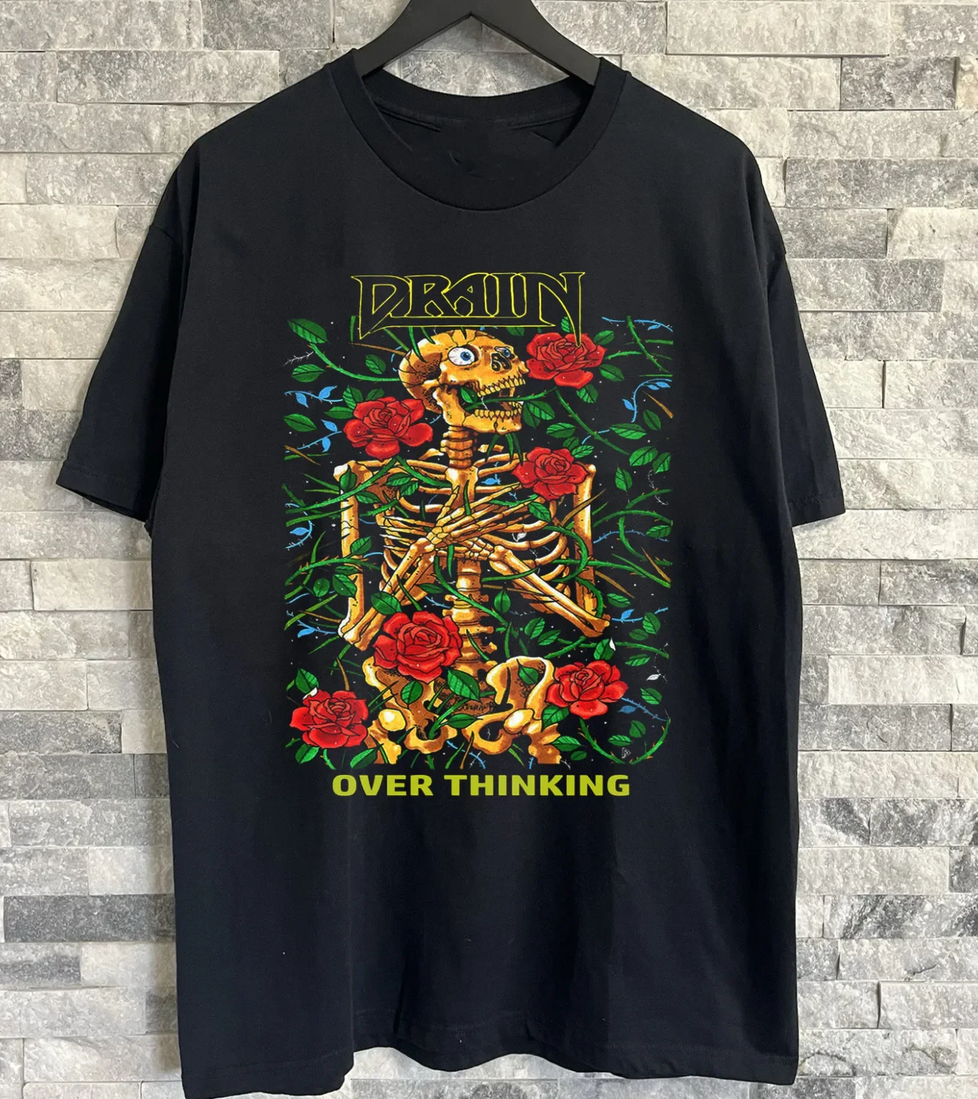 NEW Drain Band Over Thinking T Shirt All Size S-5XL OM2012