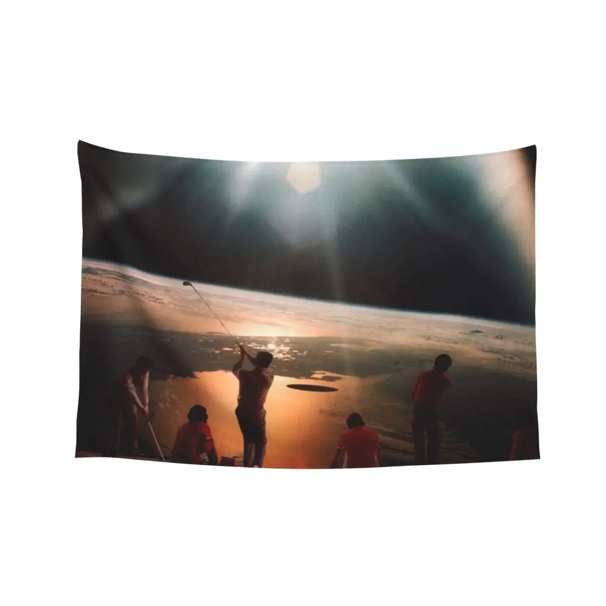 

Golfing In Space Tapestry Decorative Wall Murals Aesthetic Room Decor Cute Room Decor Tapestry