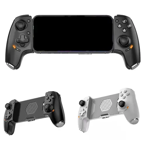 Controlador de juego móvil extensible profesional para iPhone, Android, Pc, controlador inalámbrico, enchufe de USB-C, controlador de juego móvil