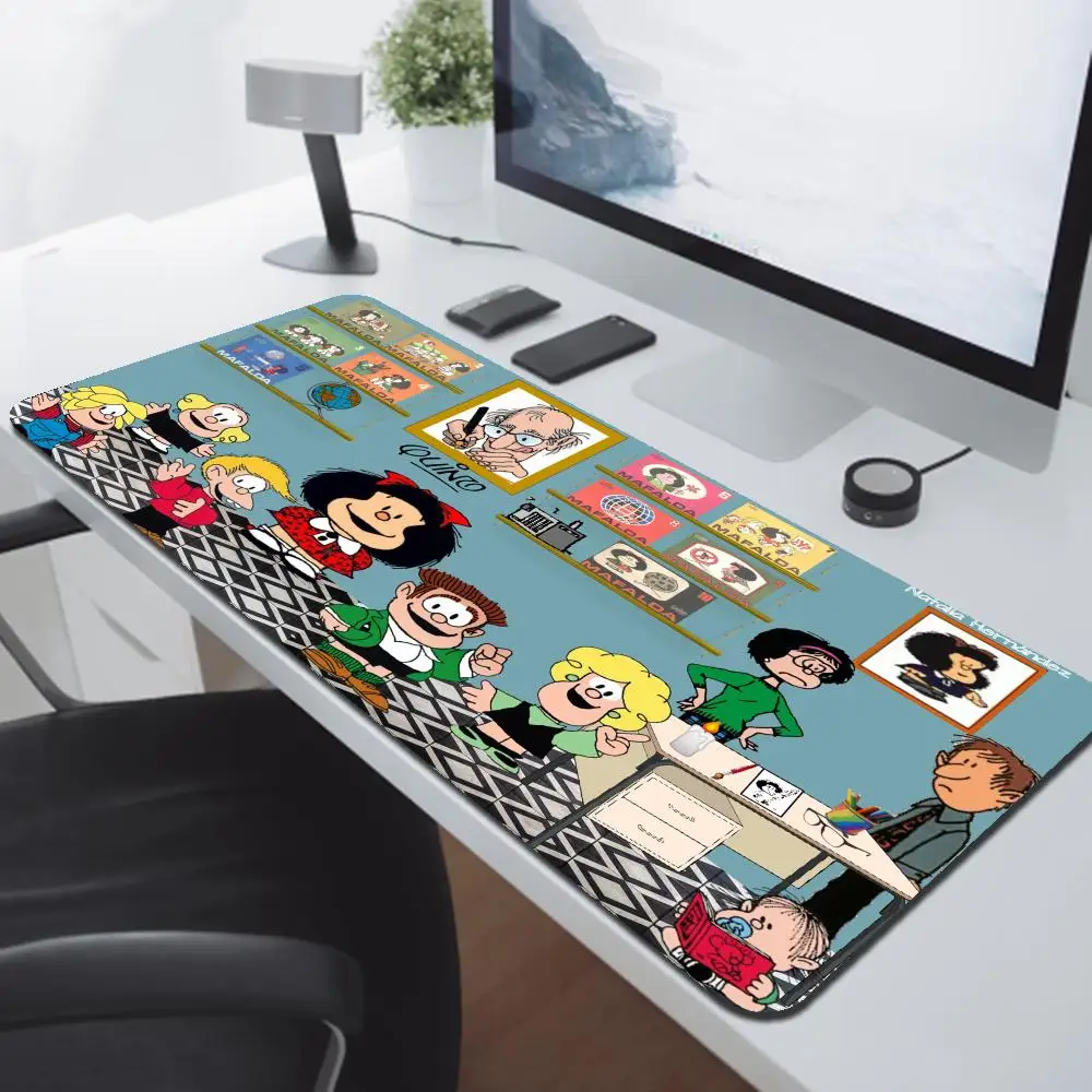 

Mafalda Pc Gaming Keyboard Pad Mouse Mats Computer Accessories Non-slip Mat Mausepad Mousepad Gamer Deskmat Cabinet Mause Pads