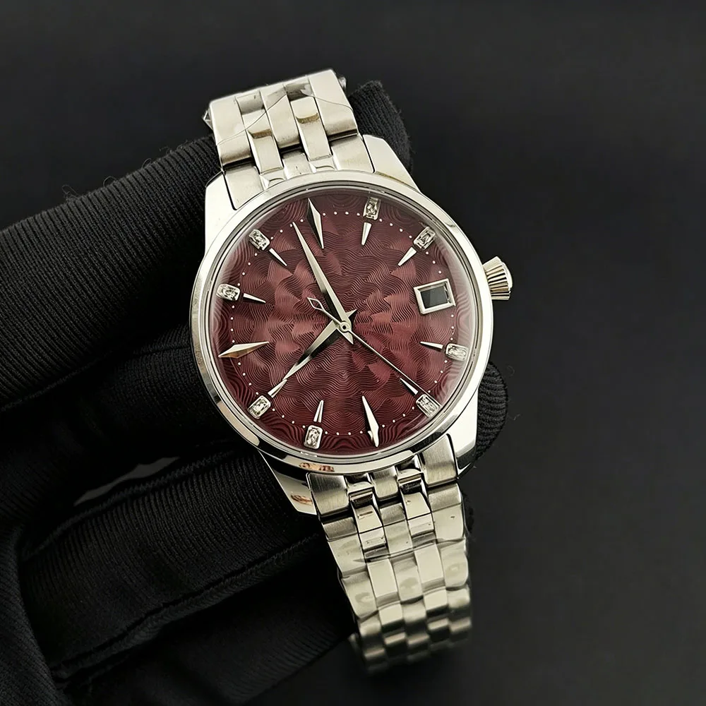 2026 New Ladies' Watch Cocktail Dial Watch 33mm Stainless Steel Watch Automatic Watch Suitable for NH35 Movement Watch view 4