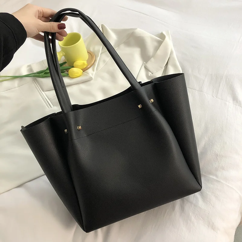 Purse New Tote Bag Fashion PU leather portable large single Shoulder Messenger multipurpose women's bag