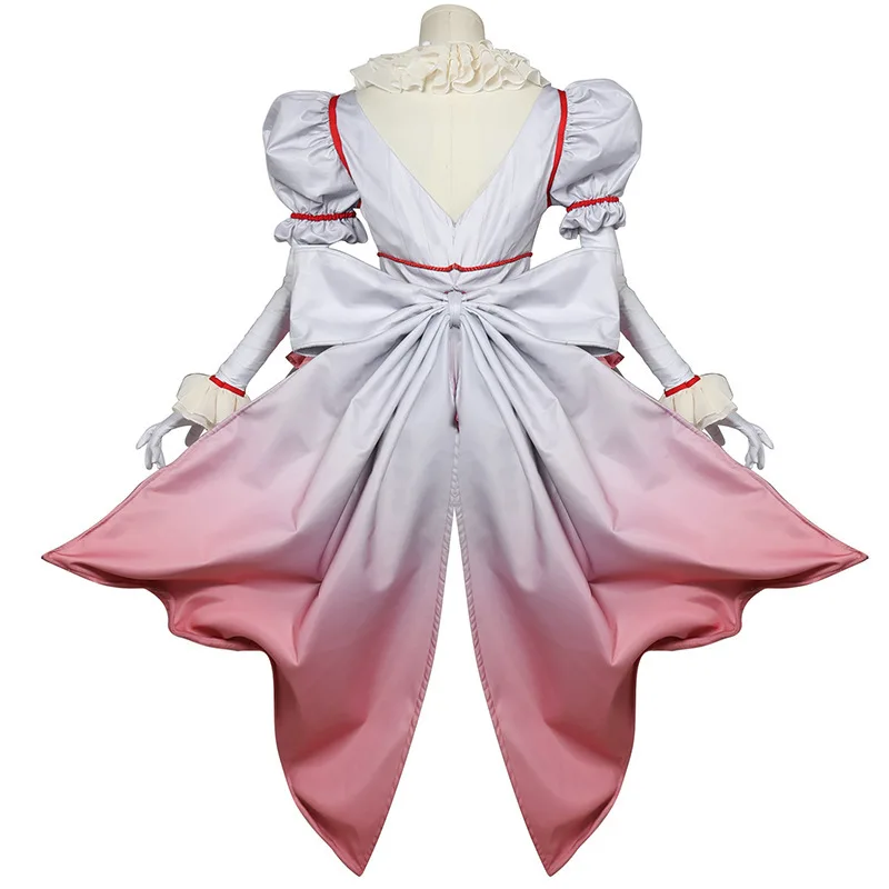 Pennnywise Cosplay Joker's Soul Returning HORROR Girls' HorrorLolita Dress Up Dress Bloomers Coswear Halloween Costume