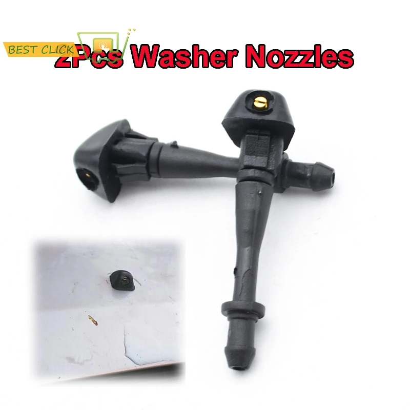 Misima Pair of Washer Nozzle Jet Front Window Windshield Wiper Nozzles For Great Wall Hover H3 H5 2005 2006 2007 2008 2016 2017