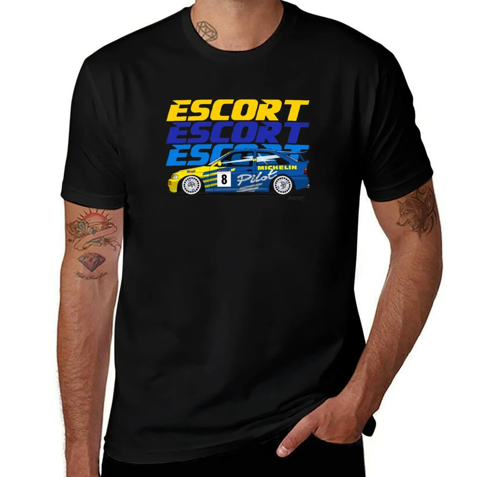 FORD ESCORT RS COSWORTH PILOT RALLY CAR T-Shirt sublime anime tshirt shirts graphic custom t-shirts outfits for men