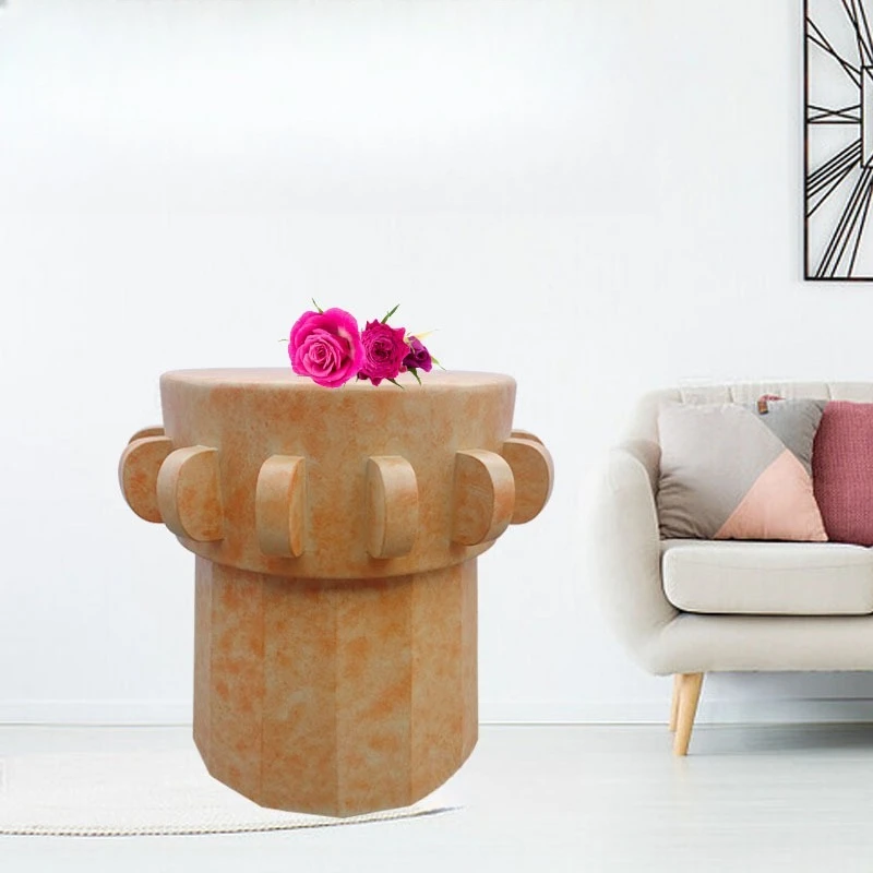 Hand-painted cement edge few industrial style creative corner few sleeping hall home ins style side table support light luxury