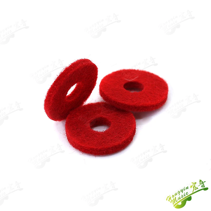 Piano top cover red cloth ring 087 grand piano upright piano top cover red Ni ring shockproof and abrasive ring pad