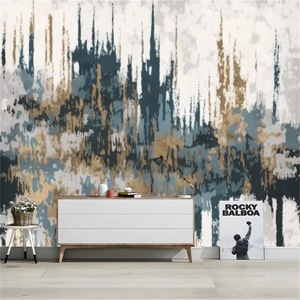 Benutzerdefinierte Landschaft Nebel Tapete TV Hintergrund Heimwerker 3D Retro Berg Tapeten für Wände Wohnzimmer Dekoration