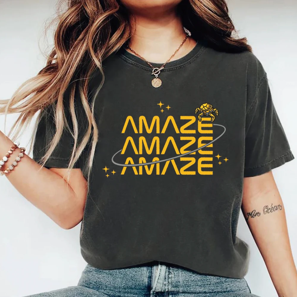 Amaze Amaze Amaze T-shirt Project Hail Mary Rocky Shirts Space Tshirt Book Lovers Tee Unisex  Movie Short Sleeves Tops Fans Gift