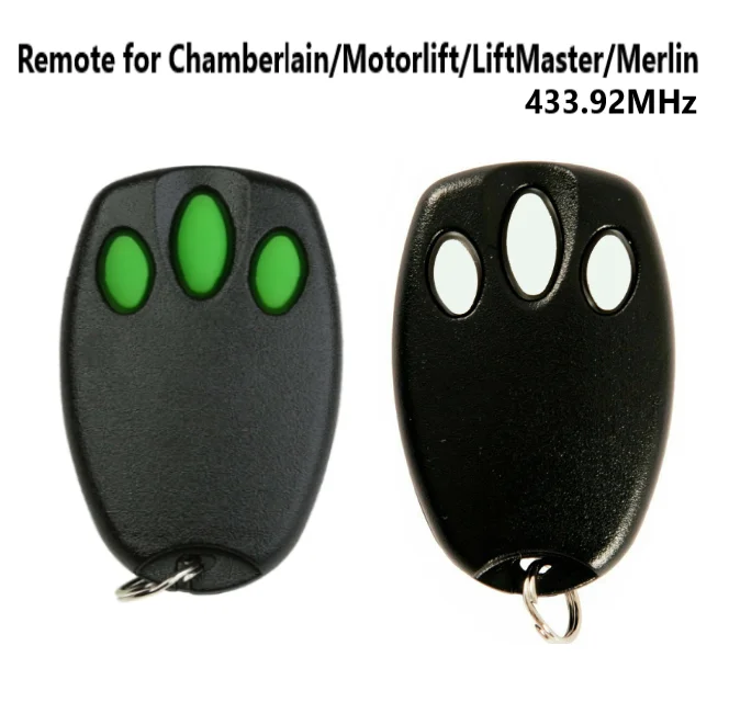 For Chamberlain Motorlift Liftmaster 94335E Garage Door Opener 84335E 84335EML Remote Control 1A5639-7 Garage Remote 433.92MHz